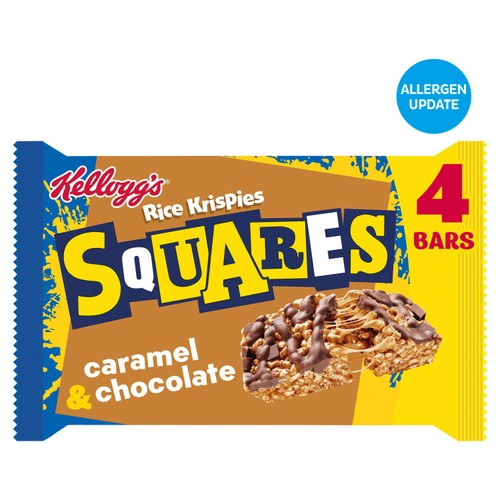 Kellogg's Rice Krispies Squares Curious Caramel & Chocolate Snack Bars