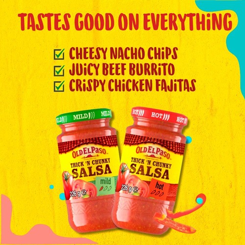 Old El Paso Thick 'N' Chunky Mild Salsa 226g