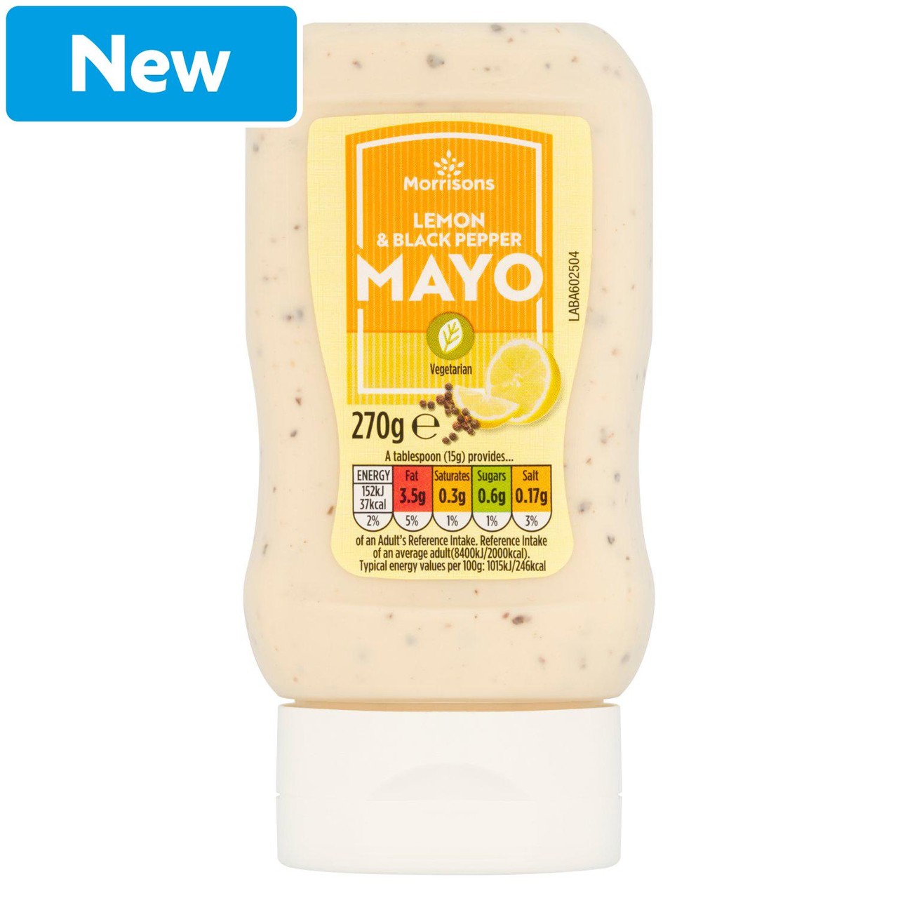 Morrisons Lemon & Black Pepper Mayo 270g