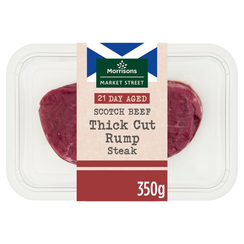Morrisons Scottish Thick Cut Rump Steak 350g