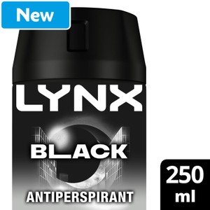 Lynx Black 72h Antiperspirant Deodorant 250ml
