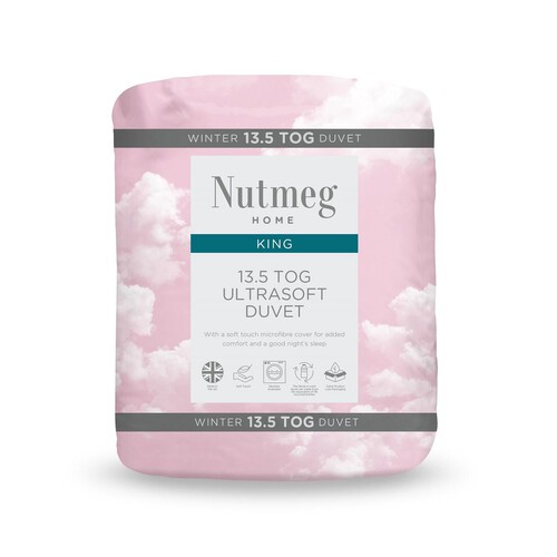 Nutmeg Home Ultra soft 13.5 Tog Duvet King Size