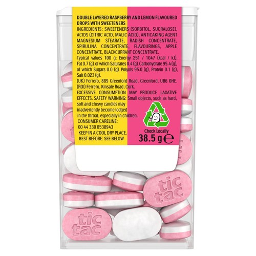 Tic Tac Two Raspberry Lemon 