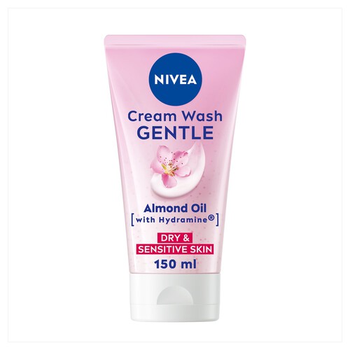 NIVEA Gentle Cream Face Wash for Dry Skin 