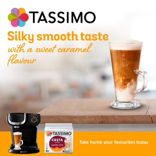 Tassimo Costa Caramel Latte 6 Cups