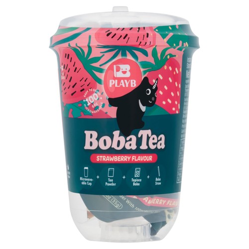 Boba Bubble Tea Strawberry Flavour 