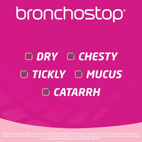 Bronchostop Cough Syrup - Traditionally Used to Relieve Any Type of Cough