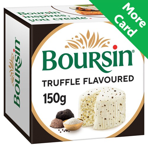 Boursin Truffle Flavoured Soft French Cream Cheese 