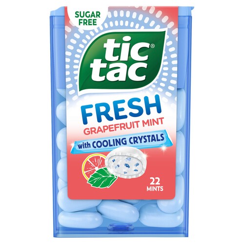 Tic Tac Fresh Grapefruit Mint Sugar Free Sweets