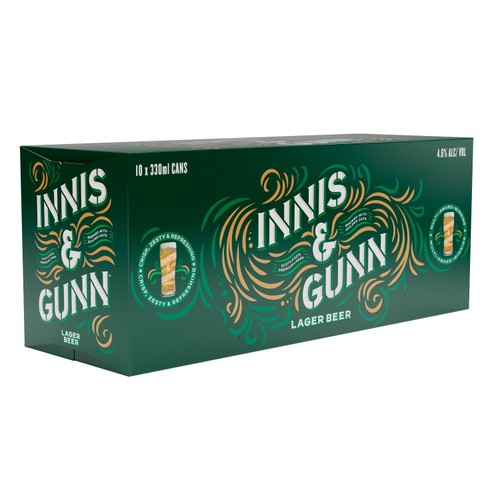 Innis & Gunn Lager Beer 10x330ml