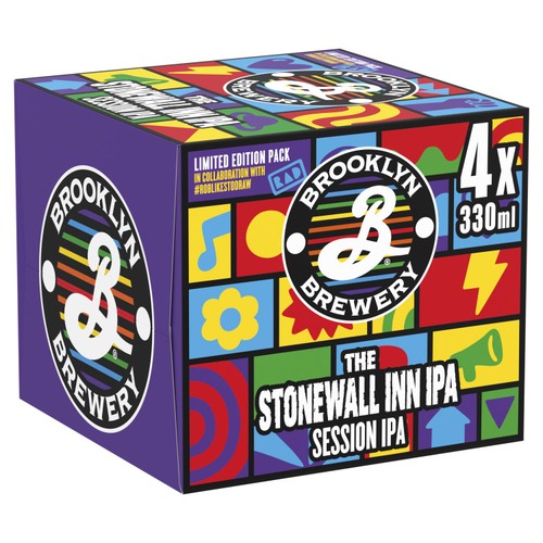 Brooklyn The Stonewall Inn IPA Beer Cans 4x330ml