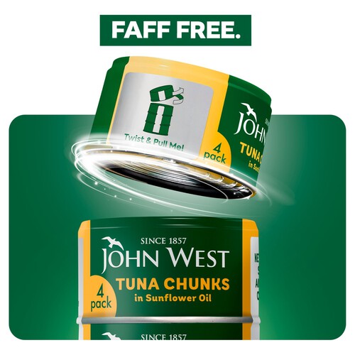 John West Tuna Chunks In Sunflower Oil 