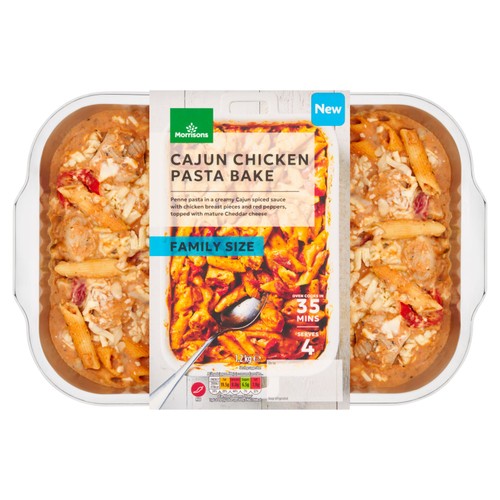 Morrisons Cajun Chicken Pasta Bake Family Size