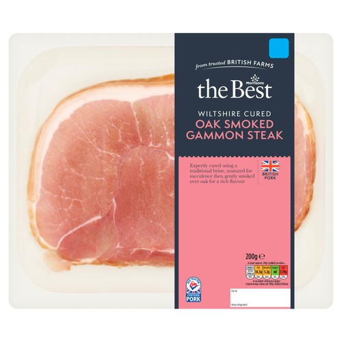 Morrisons Wiltshire Cured Smoked Gammon Steaks