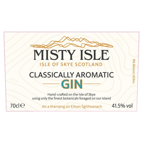 Isle Of Skye Distillers Misty Isle Gin 