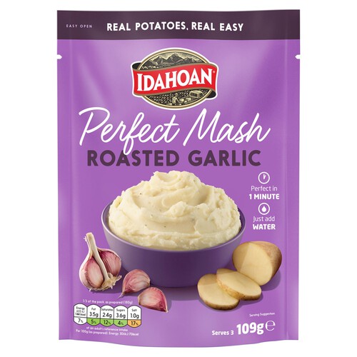 Idahoan Perfect Mash Roasted Garlic (109g)