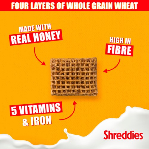 Nestle Shreddies Honey Cereal 460g