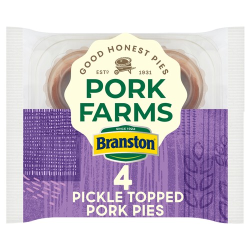 Pork Farms 4 Branston Pies