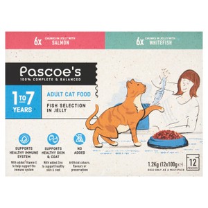 Pascoe's Adult Cat Food Fish In Jelly