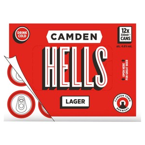 Camden Town Hells Lager 12x 330ml Cans