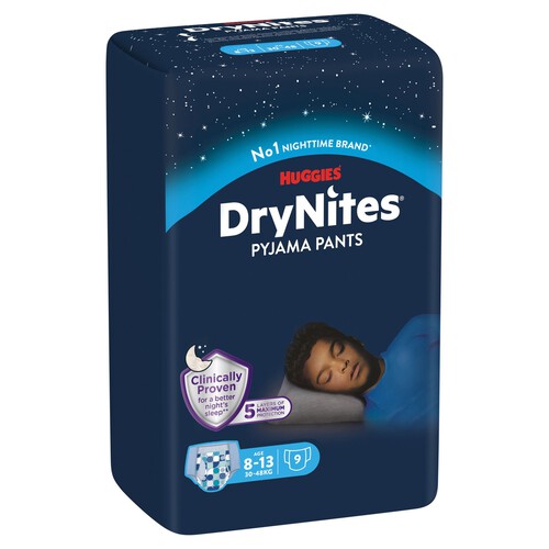 Huggies Drynites Pyjama Pants 8 13 Boy