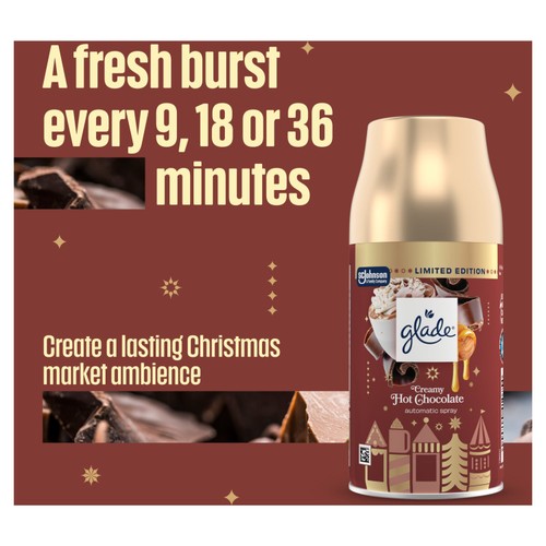 Glade Automatic Spray Refill Festive Honey & Chocolate Air Freshener 269ml