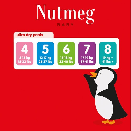 Nutmeg Ultra Dry Pants Size 4 x 40 Pack