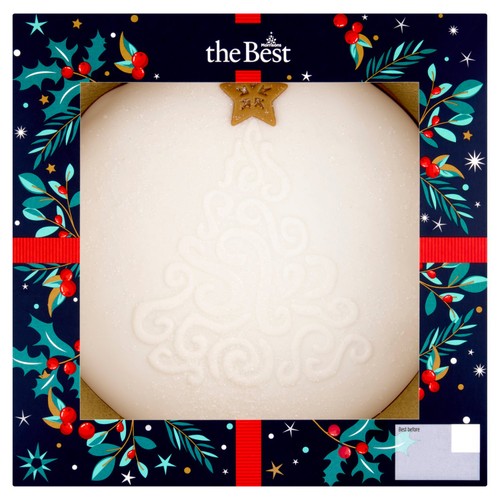 Morrisons The Best Iced Christmas Cake Serves 14
