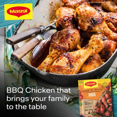 Maggi Juicy Sticky BBQ Chicken Herb and Spice Seasoning Mix