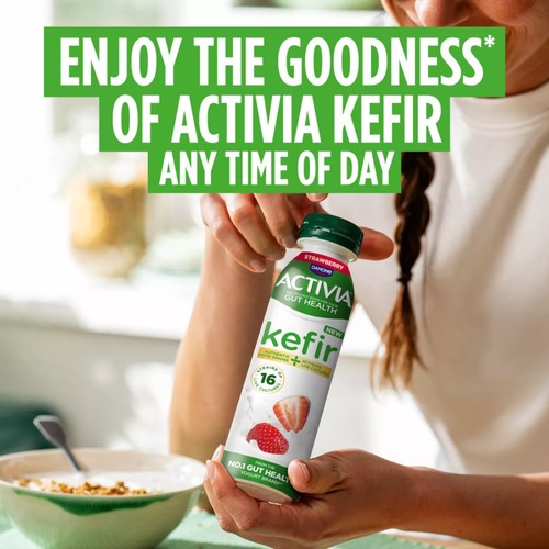 Activia Kefir Strawberry Gut Health Yoghurt Drink