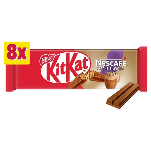 KitKat 2 Finger Nescafe Mocha Coffee 8 Pack