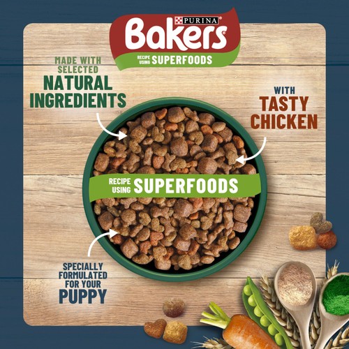 Bakers Puppy Dry Dog Food Chicken & Veg
