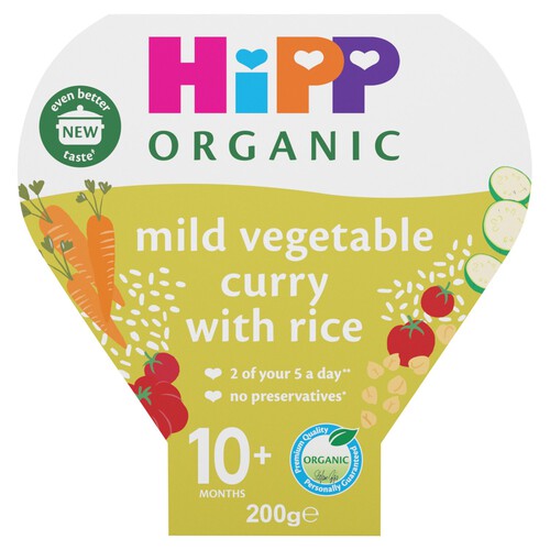 Hipp Organic Mild Curry Tray Meal