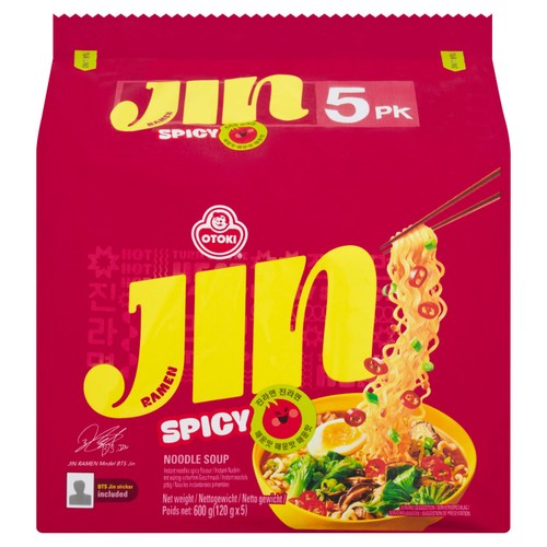 Ottogi Jin Ramen Spicy Noodles
