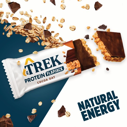 Trek Cocoa Oat Flapjack 50g