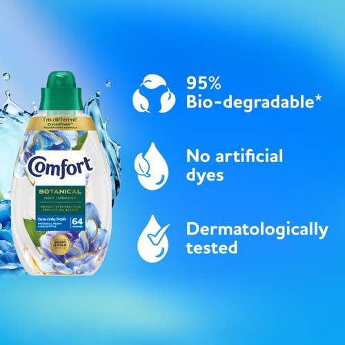 Comfort Botanical Fabric Conditioner Heavenly Fresh 64 Washes