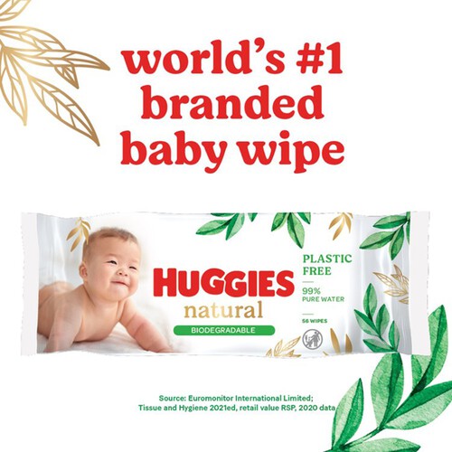 Huggies Biodegradable Baby Wipes