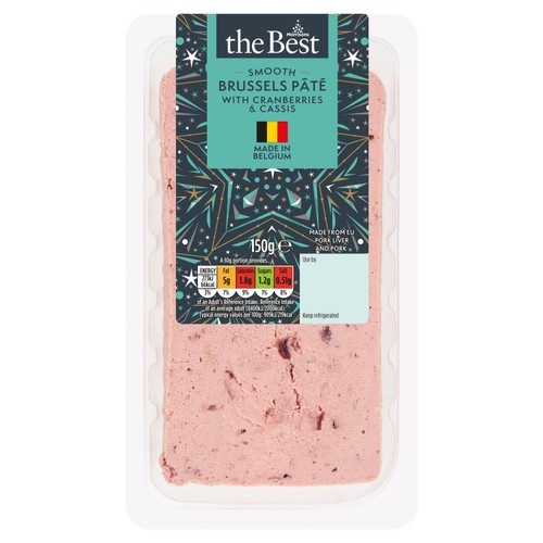 Morrisons The Best Brussels And Cranberry Pate With Jelly Topping 150g