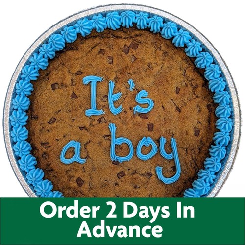 Giant 10" Chocolate Cookie It's a Boy (Serves 10)   FTO