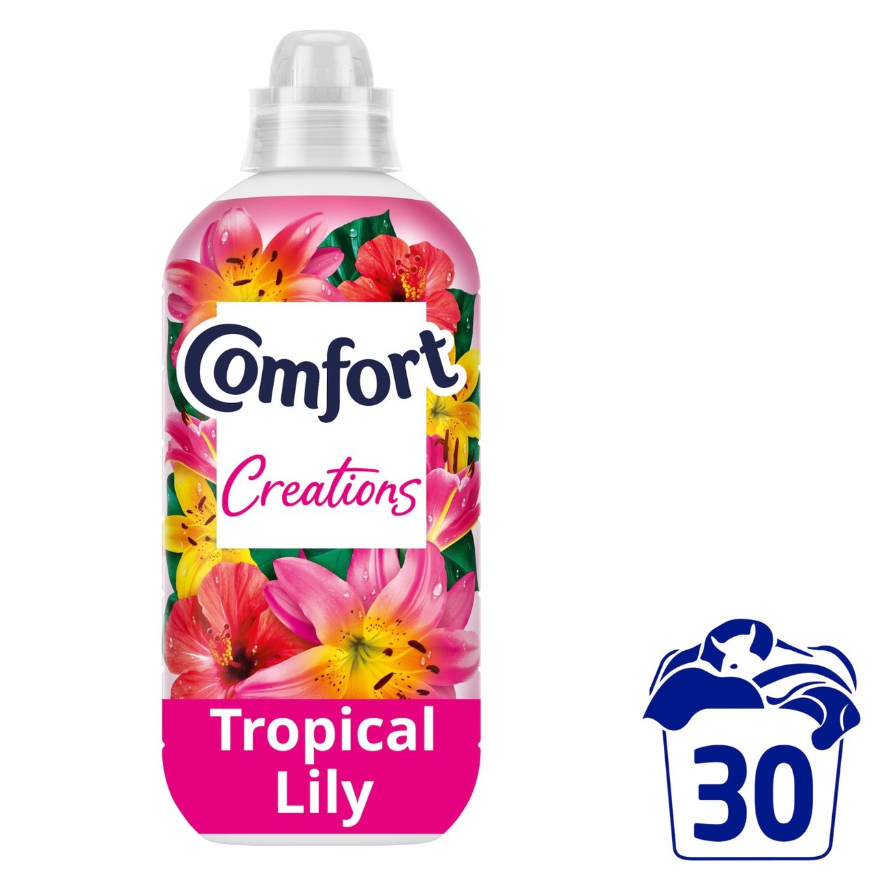 Comfort Perfume Creations Fabric Conditioner Tropical Lily 30 Washes