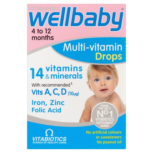 Vitabiotics Wellbaby Multi Vitamin Drops 