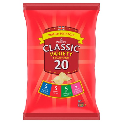 Morrisons Variety Mix Crisps 20's