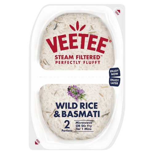 Veetee Heat & Eat Wild Rice And Basmati Pots 