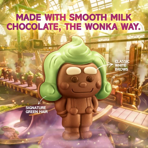 Wonka Milk Chocolate Oompa Loompa Figure 90g