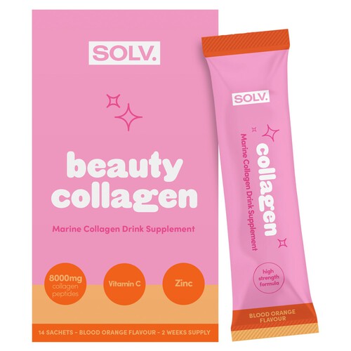 SOLV Blood Orange Liquid Collagen Sachet 16ml 