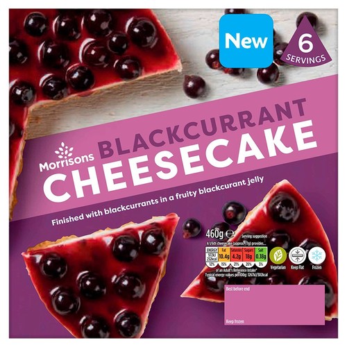 Morrisons blackcurrant cheesecake