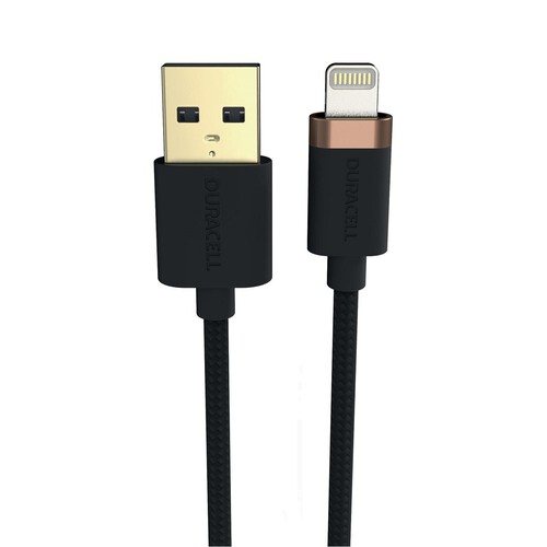 Duracell 2M USB-A To Lightning Braided Cable USB7022A