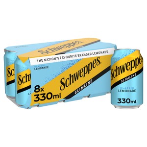 Schweppes Lemonade 8 x 330ml Cans