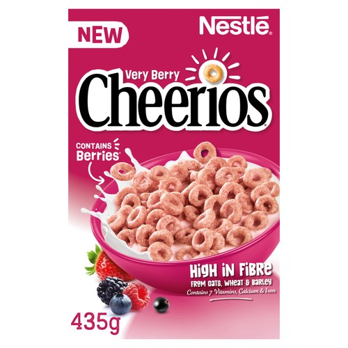 Nestle Cheerios Very Berry Multigrain Breakfast Cereal