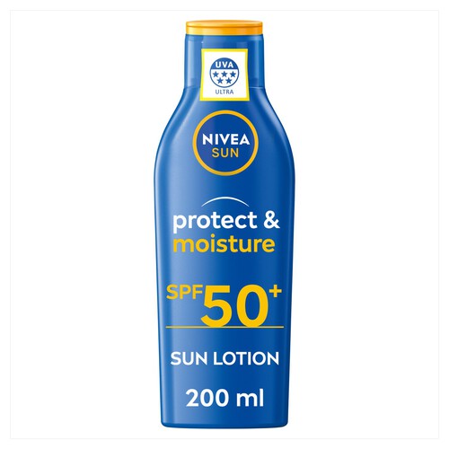 NIVEA SUN Protect & Moisture Sun Cream Lotion SPF50+